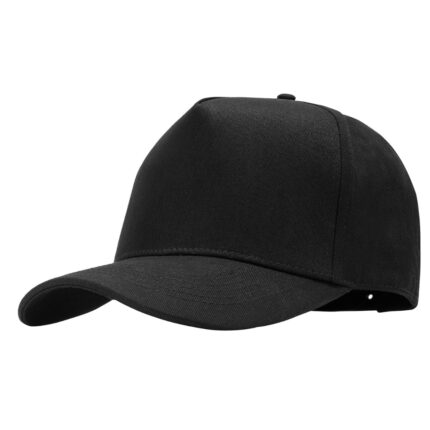 Buneria Vintage Trendy Trucker Hat Structured 5-Panel Snapback Hat – Black